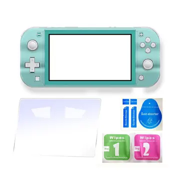 

For Nintend For Switch Lite Silicone Protection case Crystal Clear mini shell Cover with Tempered Glass screen protector