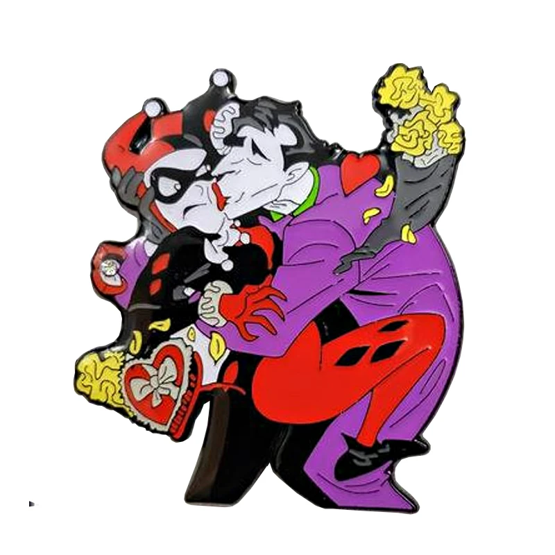 tira Tercero Evento Mad Love Joker Loves Pin esmaltado y Joker|Broches| - AliExpress