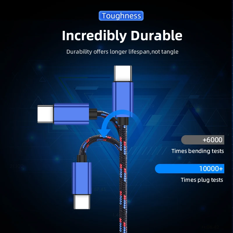 Universal High-Speed USB Type-C Charging Cable