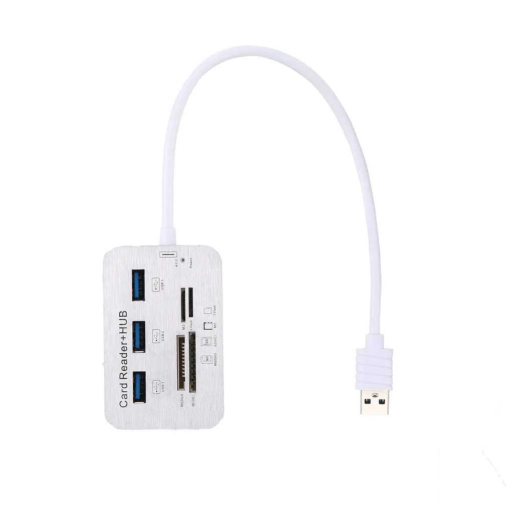 Usb-хаб 3,0 Мульти USB 3,0 разветвитель концентратор 3 порта мульти usb-хаб кардридер супер скорость микро хаб для компьютера аксессуары