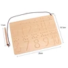 Montessori Materials Digitals 0-10 Numbers & Shapes Writing Board Pen Board Toys for Student Handwriting Teaching Aids Training 6