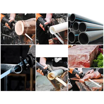 

5 PCS Reciprocating Saw Blade Woodworking Multifunctional Jig Saw Blade 300MM Reciprocating Saw For Metal, Plastic, Wood And