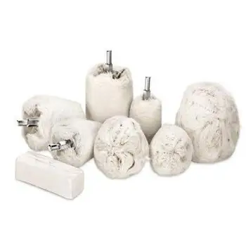 

6mm Shank Cotton Polishing Wheels Cloth Buffing Wheel Grinder for Jewelry Metal Abrasive Tools Cone Brush