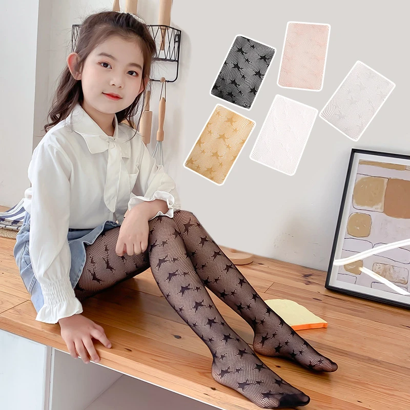 Spring Summer Autumn Mesh Thin Baby Girls Pantyhose Kids Princess
