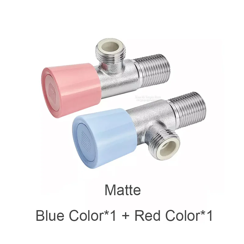 Xiaomi Dabai угловой клапан переключатель воды краны для туалета ванная комната Ручной Биде опрыскиватель аксессуары для ванной комнаты для кухни туалет раковина - Цвет: matte red blue