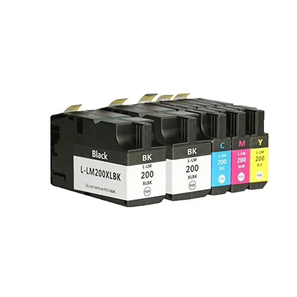 LM200XL 10 шт.(4B+ 2C+ 2 м+ 2Y) совместимый чернильный картридж для Lexmark OfficeEdge Pro4000c Pro4000 Pro5500 Pro5500t