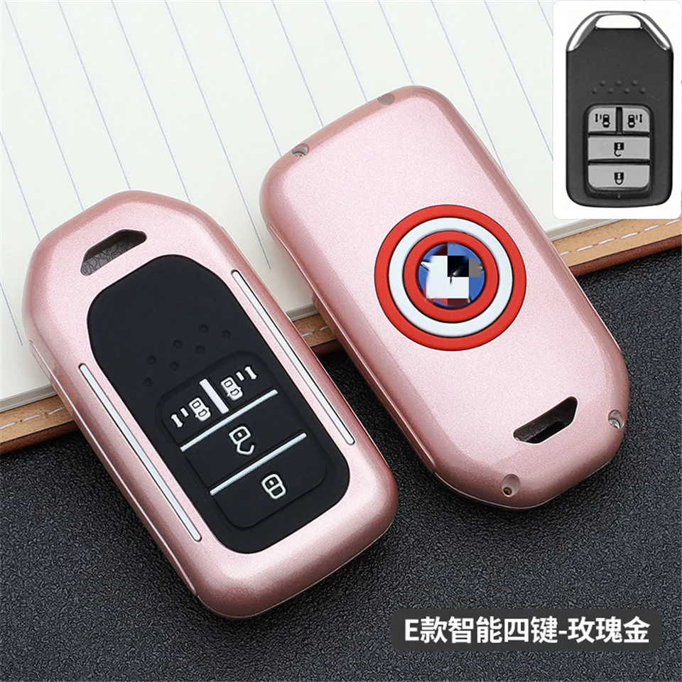 Copertura completa car key case per Honda Vezel città BR-V civico accordo pilota Jazz Jade Crider Odyssey accessori Auto Auto -