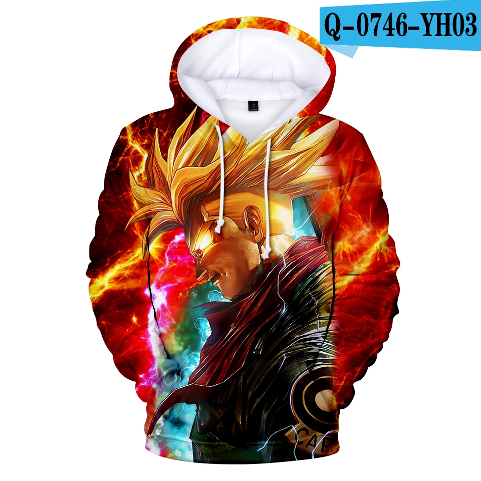 01 3D Аниме Толстовка Dragon Ball Z с карманом, толстовки с капюшоном, Poleron Hombre, уличная одежда, Sudadera Dragon Ball, толстовка с капюшоном, мужская куртка - Цвет: 01