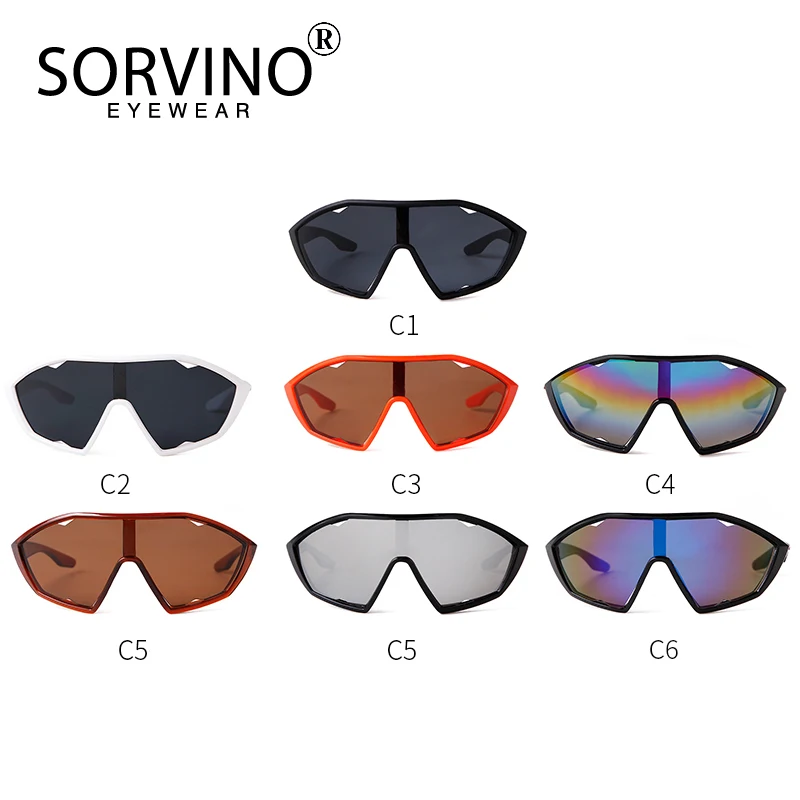 SORVINO, негабаритные Квадратные Солнцезащитные очки для женщин и мужчин,, роскошные брендовые Модные солнцезащитные очки Gafas, цельные зеркальные, UV400, готические, вечерние, для путешествий