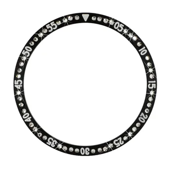 

Crystal Inlaid Rhinestone Cover For Samsung Galaxy Watch 46MM Bezel Ring Adhesive Cover Stainless Steel Frame Accessories