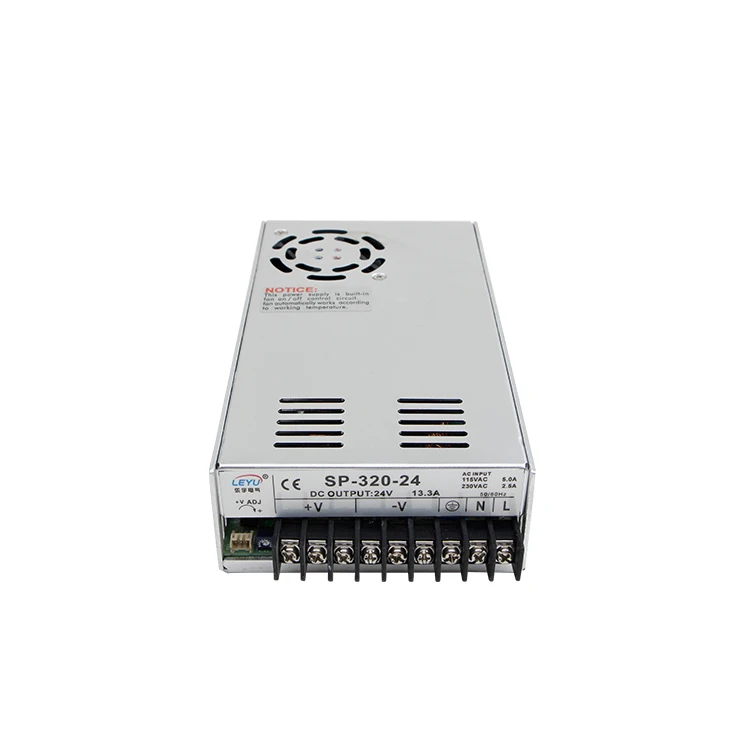 

CE RoHS 320w AC DC 5v single output LED lamp switching power supply with PFC function from Chinese supplier