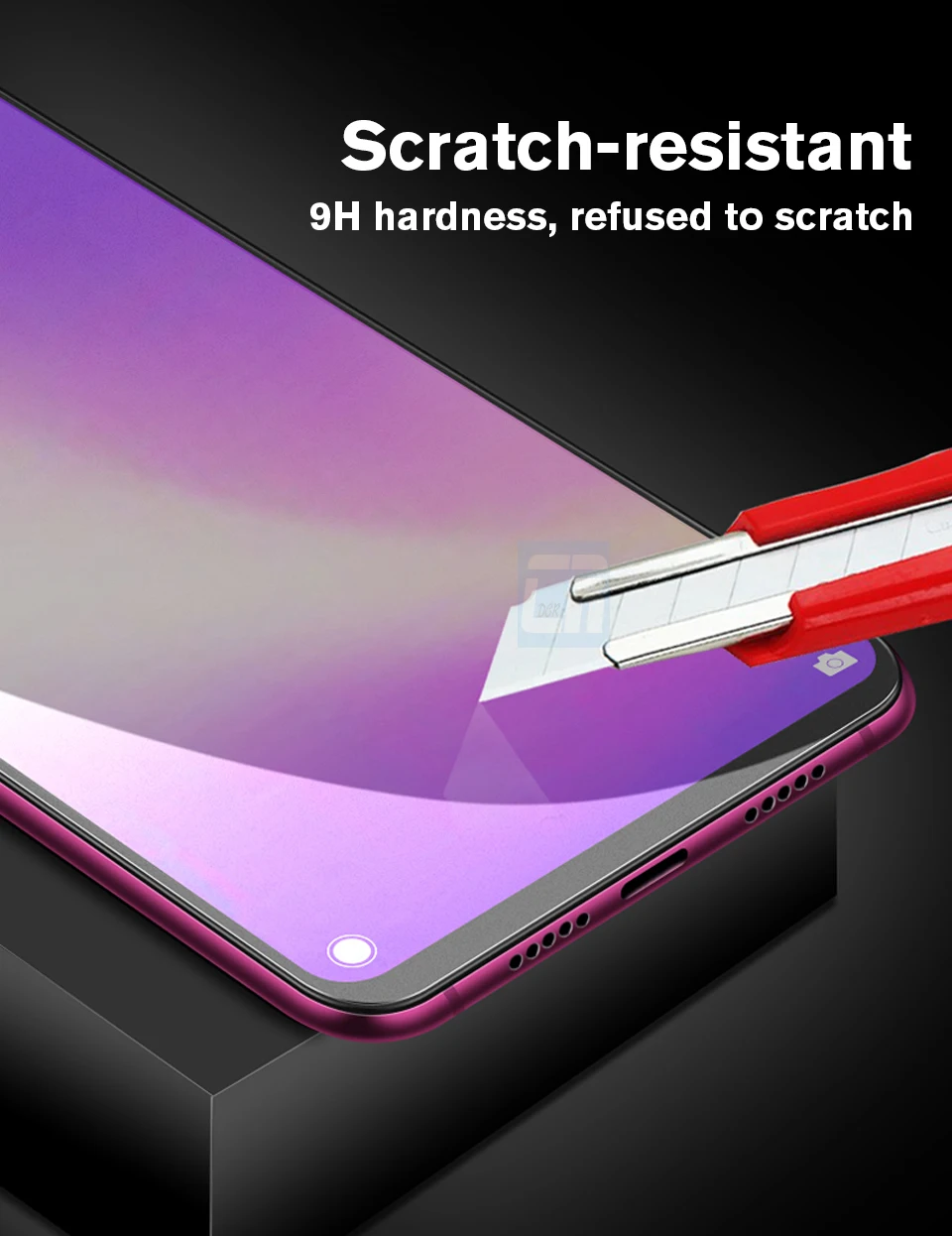 2 шт матовая защитная пленка из закаленного стекла для Xiaomi Redmi Note 8 7 6 5 Pro 8A 7A 6A 4X матовая защитная пленка без отпечатков пальцев