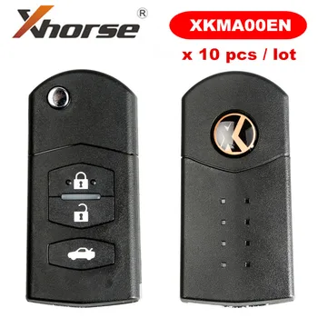 

XHORSE XKMA00EN Universal Remote Key Fob 3 Buttons for Mazda Type for VVDI Key Tool English Version 10pcs/lot