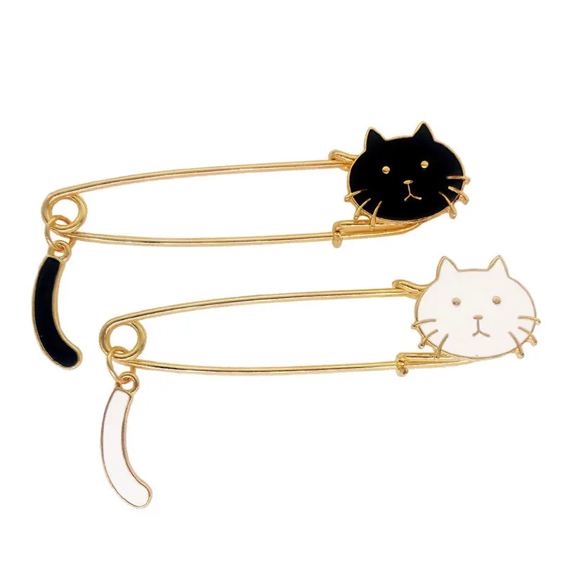 

Japan Style Metal Alloy Cat Badge Cute Cat Kitten Pattern Enamel Pin On Brooch Girl Gift Collar Jacket Backpack Hat Decorations