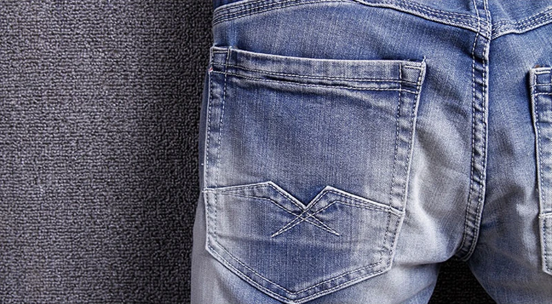 Модные мужские джинсы в итальянском стиле, синие, белые, Выбеленные, классические узкие джинсы, винтажные дизайнерские джинсы мужские