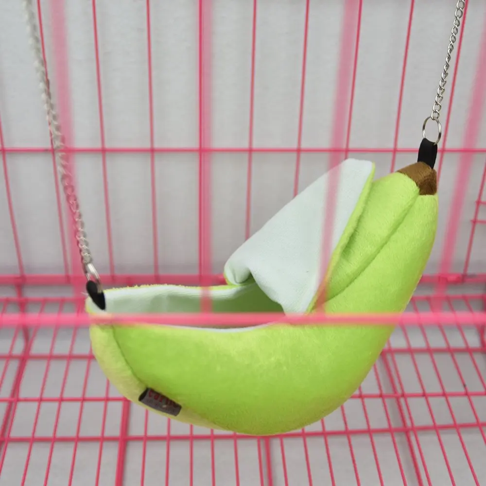 Banana Hamster Rat Bed Hanging House Hammock Bunk Bed House Toys Cage For Sugar Glider Hamster Small Animal Bird Pet Supplies Banana Hamster Rat Bed Hanging House Hammock Bunk Bed House Toys Cage For Sugar Glider Hamster Small Animal Bird Pet Supplies