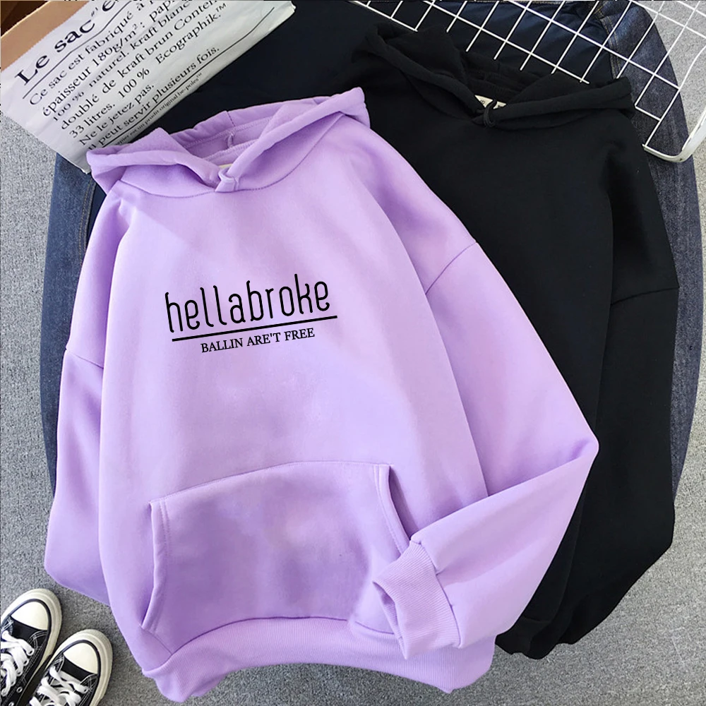 Sudadera con capucha de violeta para mujer, suéter holgado con letras  Kawaii Harajuku, ropa informal, abrigo de invierno|Sudaderas con capucha y  sudaderas| - AliExpress