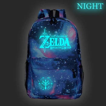 

Hot Sale The Legend of Zelda Luminous Rucksack Link Students School Bags New Pattern School Backpack Men Women Laptop Knapsack