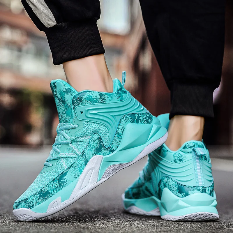 

Men's comfortable and breathable couple sports shoes thick-soled mesh running sports shoes outdoor training leisure sports shoes