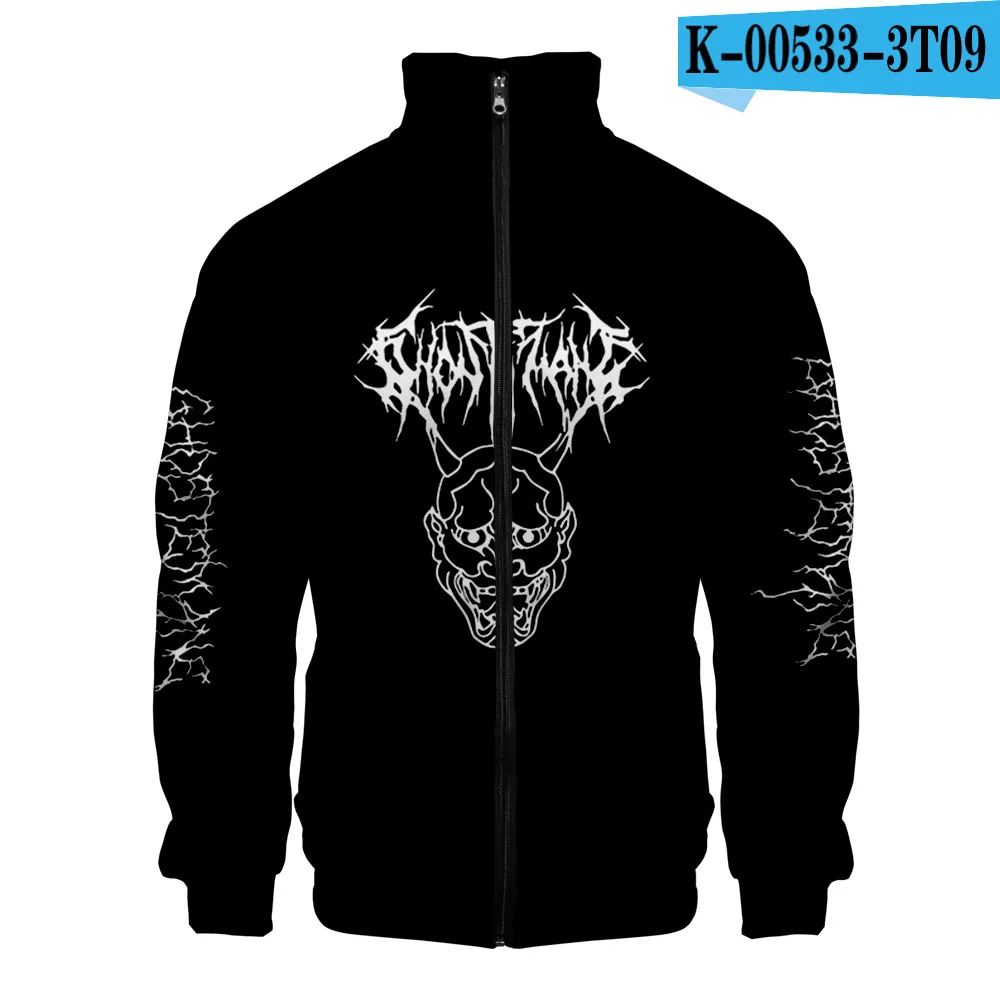 Ghostemane куртки на молнии Повседневная куртка новая мода Highstreet Осенняя и весенняя одежда Ghostemane куртка для мужчин - Цвет: D