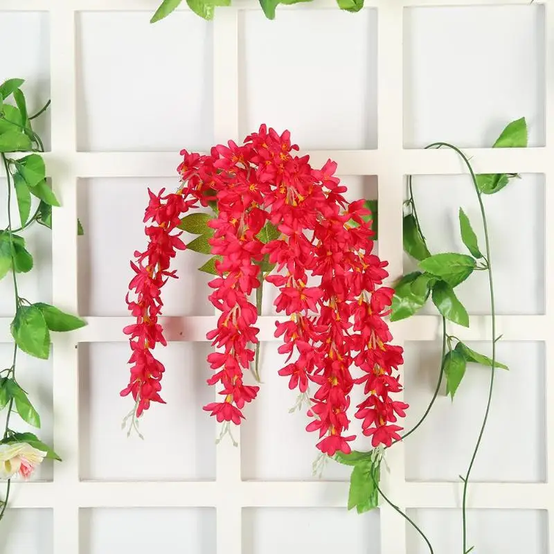 Artificial Dried Lilac Flowers Wall Hanging Bunch Wedding Party Home Decoration Living Room Bedroom Dried Flower