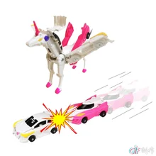 Witaj Carbot Unicorn Mirinae Prime Unity seria transformacja transformacja figurka Robot pojazd jednorożec transformator samochodowy tanie tanio Z tworzywa sztucznego CN (pochodzenie) 7-12y 12 + y Bez baterii Inne odlew Samochód