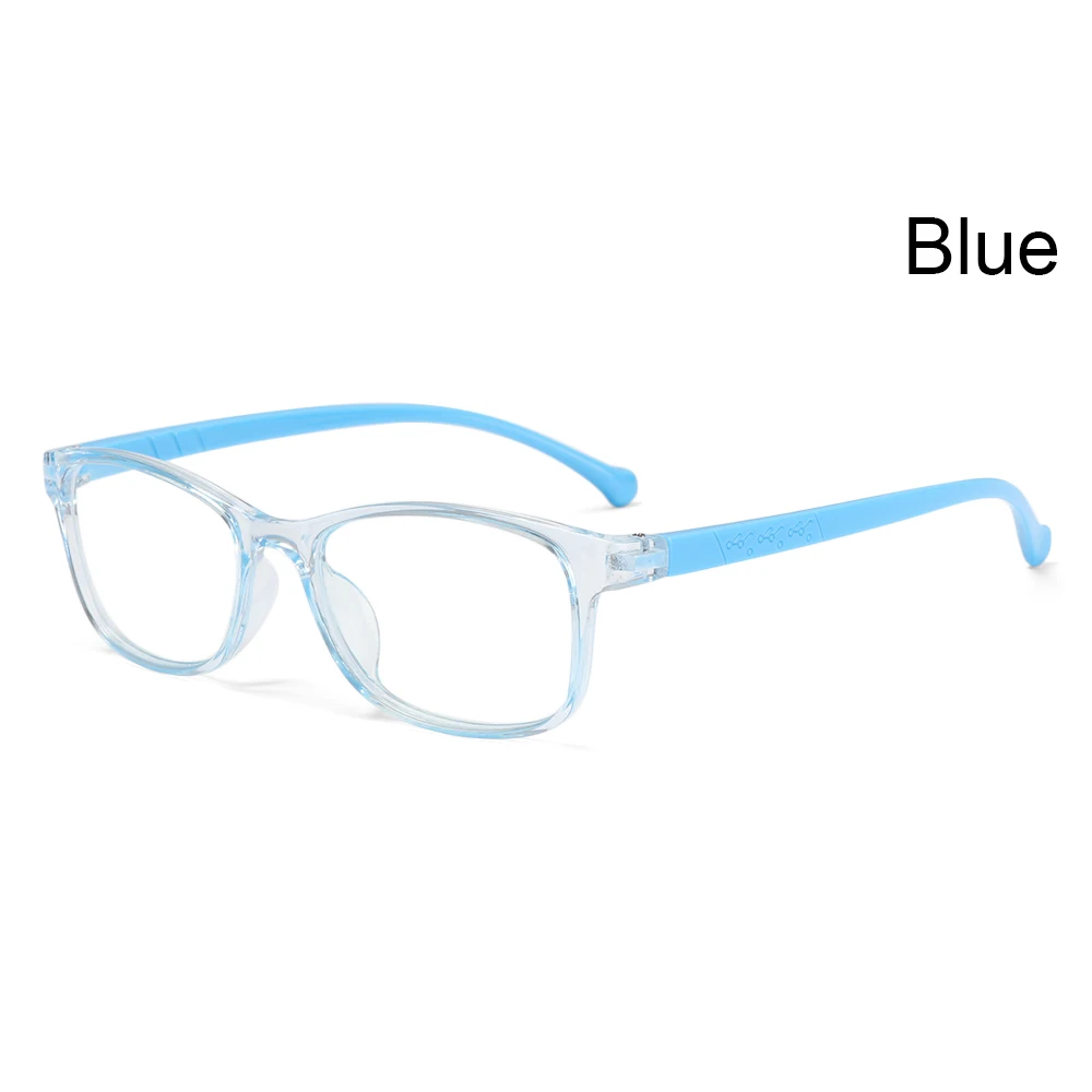 blue light blockers 1PC Kids Boy Girl Anti-blue Light Glasses Ultra Light Frame Protection Eyeglasses Student Computer Online Study Classes Eyewear blue light filter glasses Blue Light Blocking Glasses