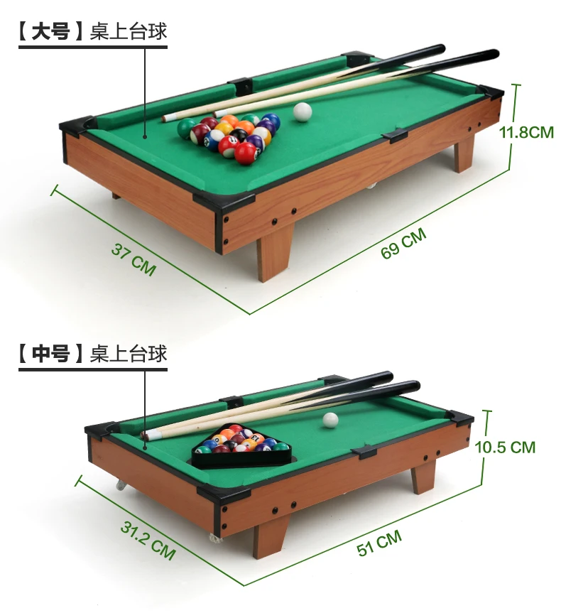 Детский бильярдный стол набор маленький бильярдный стол с шариками и кием для детей 8-15 лет