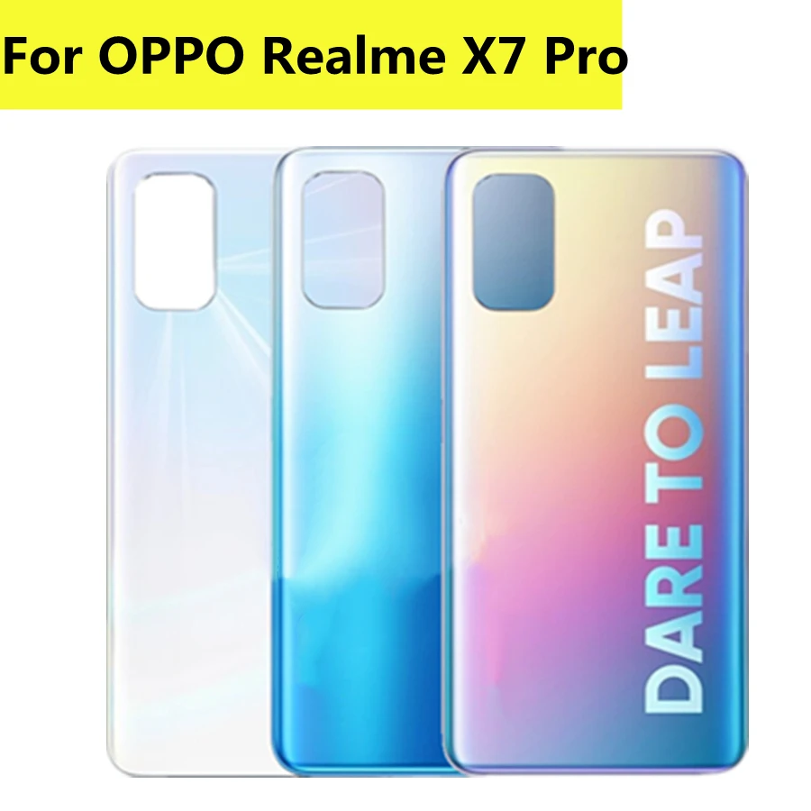 6.55&quot X7Pro Housing For Oppo Realme X7 Pro 5G Battery Cover Repair Replace Back Door Rear Case for | Мобильные телефоны и