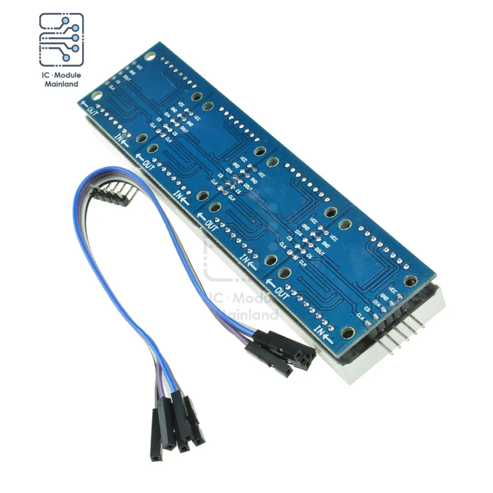 Modulo Display LED 7219 Per Arduino - Matrice Di Punti 8x8, Controllo Seriale, Fai-Da-Te - Foto 8