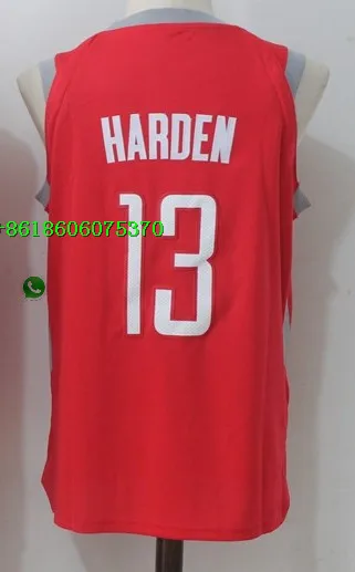 As photo Мужские baskeball Хьюстон Джеймс Харден Уэстбрук Оладжьювон Клайд Дрекслер Шорты Майки - Цвет: As photo