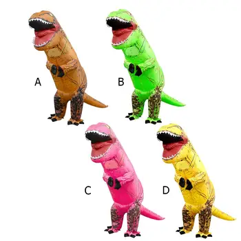 

Inflatable Dinosaur Costume T Rex Children Halloween Dress Cosplay Suit
