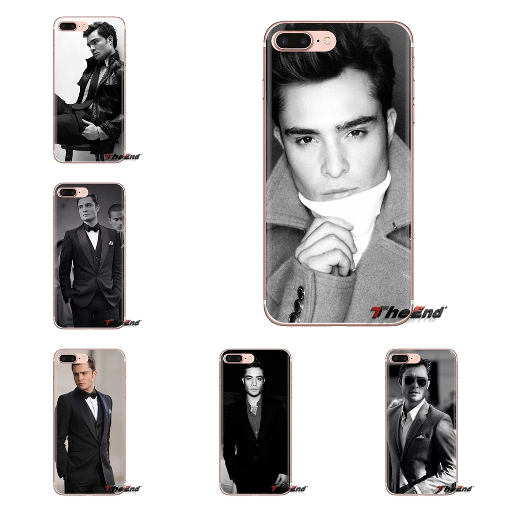 Сплетница Ed Westwick Чак бас для iPhone XS Max XR X 4 4s 5 5S 5C SE 6 6S 7 8 Plus samsung Galaxy J1 J3 J5 J7 A3 A5 корпус |