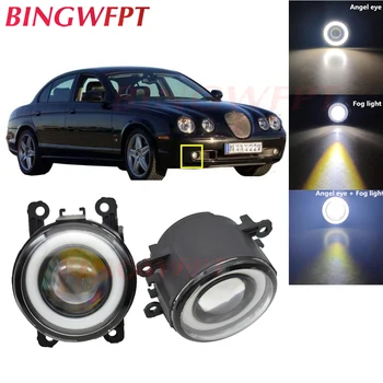 

1pair Car Accessories H11 LED Fog Light with Angel Eye For Jaguar S-Type CCX Saloon 1999-2008 For Jaguar X-Type Estate 2003-2009