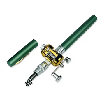 

Mini Portable Pen Type Fishing Rod Telescopic Fishing Pole Pocket Size Rod Outdoor Fishing Tackle Accessories