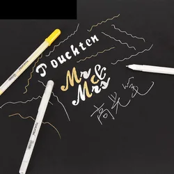 Marqueur étanche pour peinture blanche, or, argent, blanc, surligneur, croquis, dessin, peinture artistique, marqueurs en céramique, stylo à doublure Fine, 3/20 pièces 