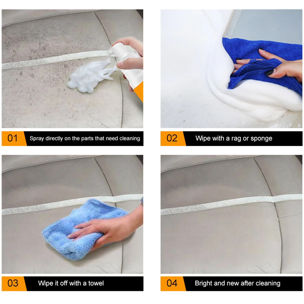 150Ml Multi-Purpose Foam Cleaner Anti-aging Cleaning Automoive Car Interior Home Cleaning Foam Cleaner Home Spray
