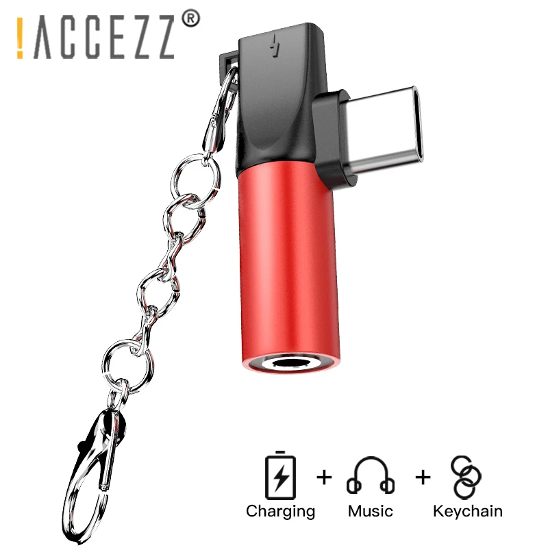 ACCEZZ 2 в 1 usb type C до 3,5 мм разъем аудио адаптер для наушников USB C зарядка прослушивание конвертер для Xiaomi 6 huawei samsung