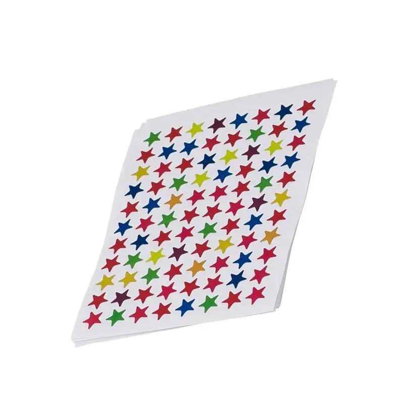 10 Листы наклейки в форме звезды Sticky paper Colore sticker s для украшения