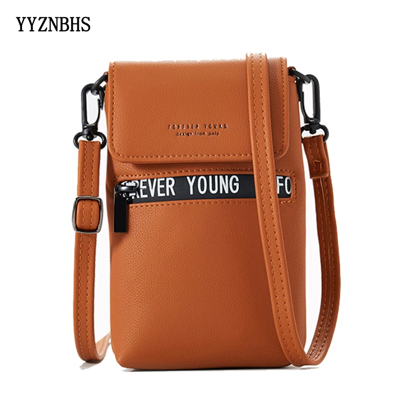 Брендовая женская сумка для сотового телефона кошелек на плечо с карманом сумки