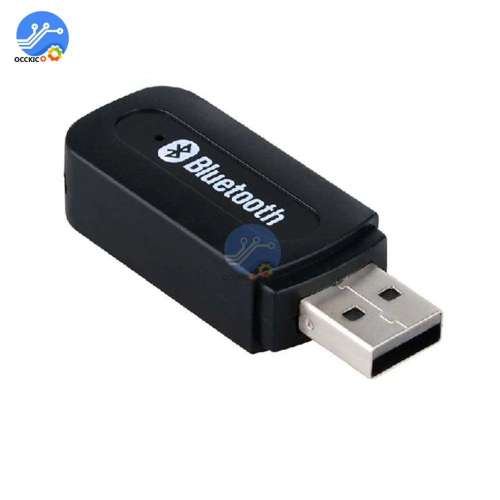 USB Bluetooth беспроводной аудио приемник адаптер 3,5 мм AUX A2DP музыкальный разъем для Android/IOS мобильного телефона автомобиля