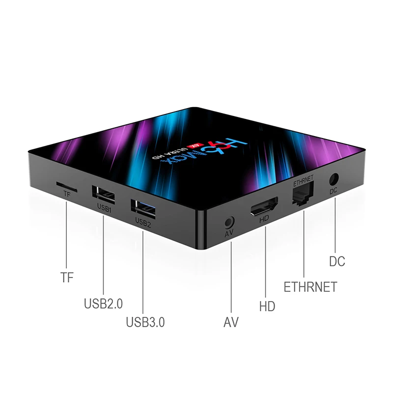 H96 MAX 3318 Smart tv Box 4K Wifi Netflix телеприставка медиаплеер Google голосовой помощник с ram 2G 4G rom 16G 3 2G 64G Android 9,0