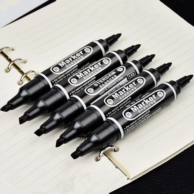 Ideal Mark® Permanent Marker Black Pen