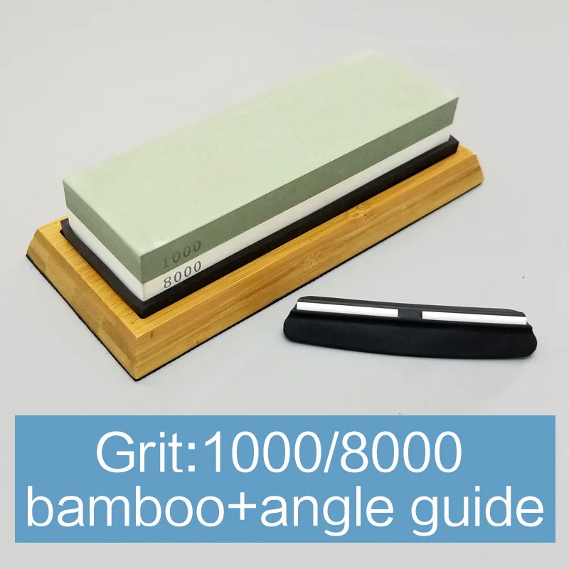 3-piece set1000 8000 Двухсторонняя 240 600 1000 3000 5000 8000 зернистость профессиональная точилка для ножей точильный камень шлифовальный камень с нескользящей основой - Цвет: 3-piece set1000 8000