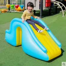 

Doki Inflatable Slide With Indoor Swimming Pool Children Paradise бассейн Amusement Facilities Naughty Castle Children