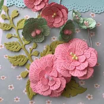 

Ufurty 5pcs flower Metal Cutting Dies Stencil New 2019 for DIY Scrapbooking Craft dies Cut Decor Photo Cards