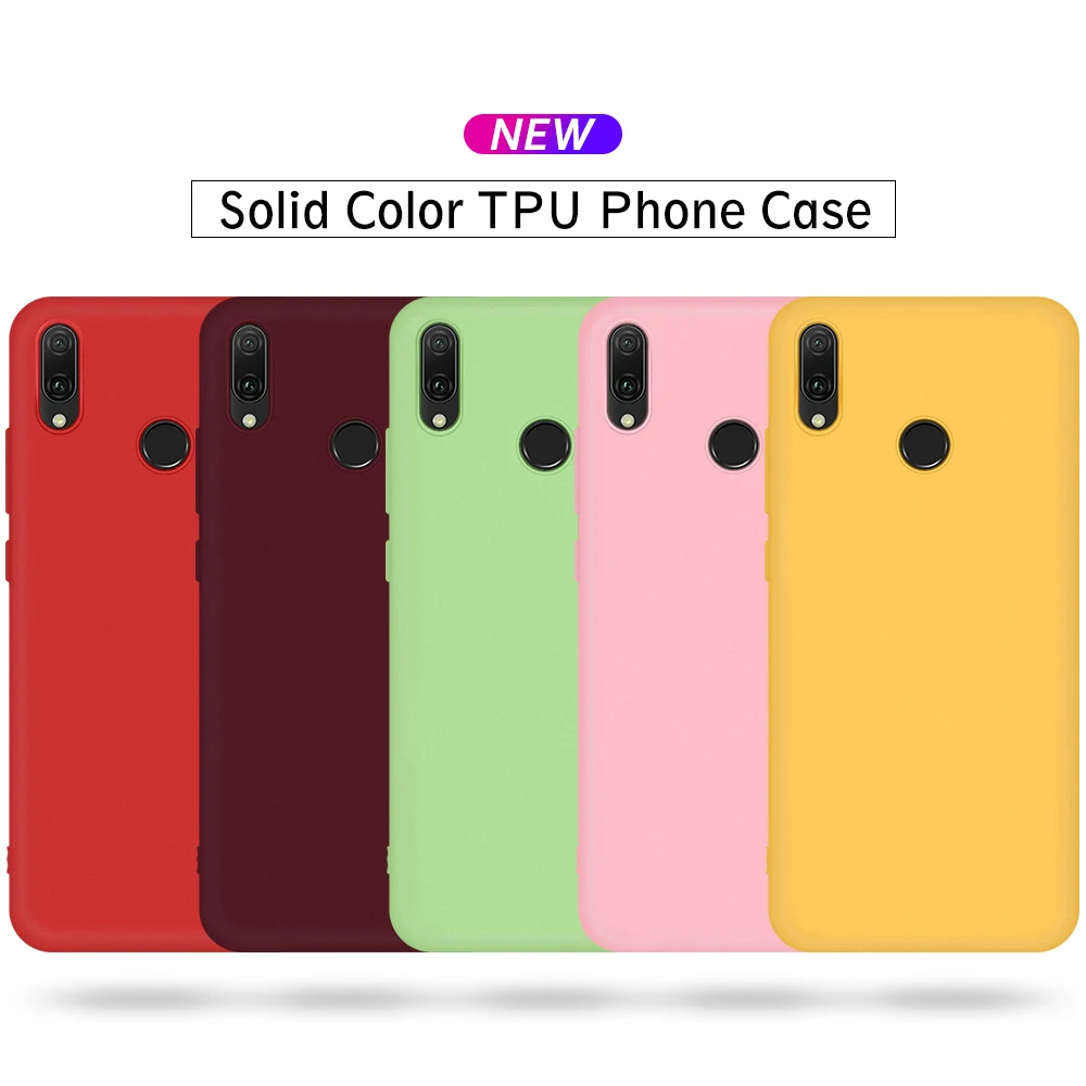 Чехол конфетного цвета для huawei P30 P20 Lite P10 P30 Pro P Smart Plus чехол для huawei Honor 8X10 20i 9 20 Lite Capa Shel