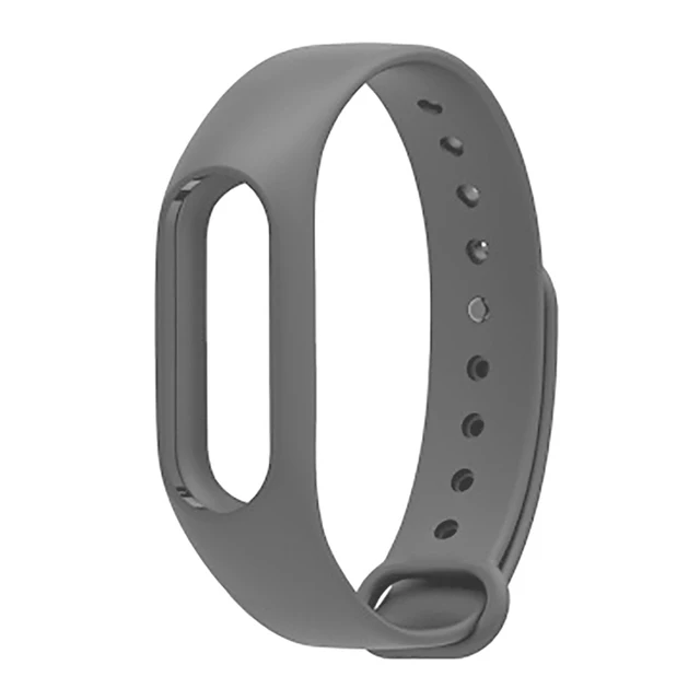 For Mi Band 2 Strap Replacement Bracelet For Xiaomi Band 2 Print Silicone Universal Wristband Colorful Waterproof Watch Band grey