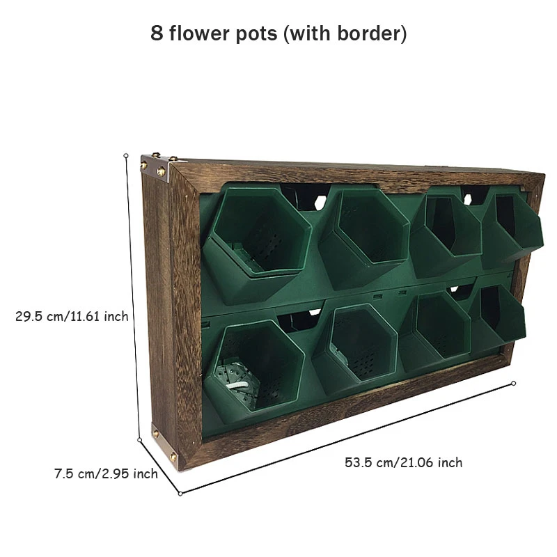 Настенные Гидропонные цветочные горшки домашние штабелируемые без Дырокол в горшке торговый центр зеленая растительность для стены горшок украшения - Цвет: E