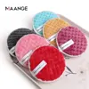 MAANGE 3PCS Microfiber Makeup Remover Towel Reusable Cleansing Cloth Pads Face Cleaner Plush Puff Foundation Skin Care Tool 3
